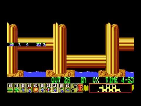 Lemmings [PC] - Level 14: Origins and Lemmings