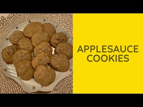 APPLESAUCE COOKIES-YOU CAN FREEZE FOR UP TO 4 MONTHS- RECIPE BELOW