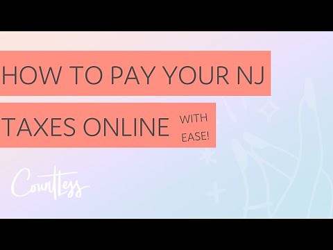 How to Pay Your New Jersey Estimated Taxes Online (Quarterly Taxes)