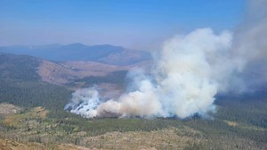 Boulder Lake Fire burns northeast of Missoula