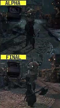 Bloodborne - Alpha vs Final Version Graphics Comparison | PS4, PS4 Pro, PS5, PS5 Pro