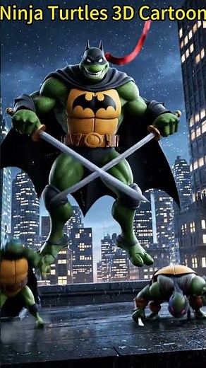"Epic Showdown: How the Ninja Turtles Master the Art of Combat in This Action-Packed Cartoon! 🐢💥"