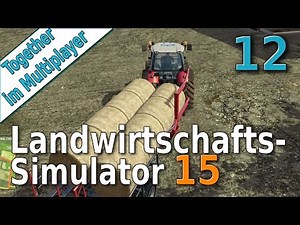 LS15 Multiplayer #12 Ballen pressen und güllen Landwirtschafts Simulator 15 von der Server Farm