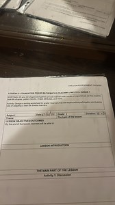 LESSON 8 - FOUNDATION PHASE MATHEMATICS TEACHING (FMT3701)-GRAD... | Filo