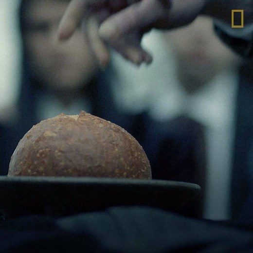 The process of sin eating was somewhat literal--sin eaters would lay bread on a dead body to absorb its sins, and the sin eater would eat the bread, taking on those sins as his own. | National Geographic TV