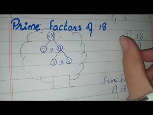 Factor Tree of 18|Prime Factorization of 18