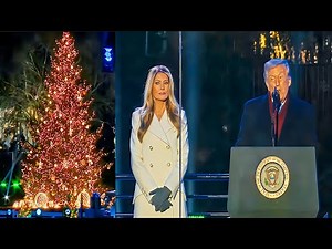 LIVE: WHITE House Christmas Tree Lighting with President Donald Trump and First Lady Melania Trump