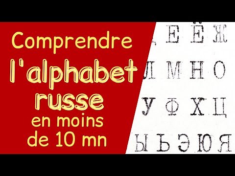 ALPHABET CYRILLIQUE RUSSE | PRÉSENTATION en 9mn30 pour mieux le connaître et l'apprendre plus vite !