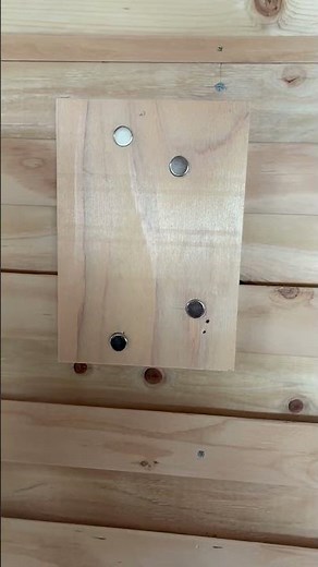 カッターナイフを百均のネオジムマグネットでくっつける見せる収納 #frenchcleat #フレンチクリート