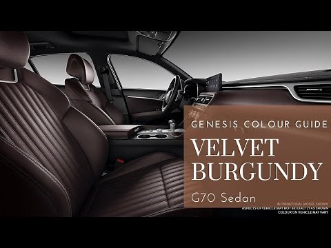 Genesis Interior: Velvet Burgundy