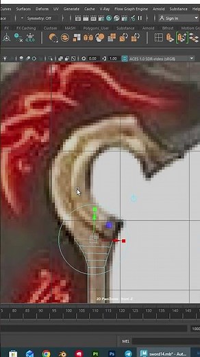 Don't Miss the Final Polearm Reveal! 😱 Maya 2025 Modeling Epic End #shorts