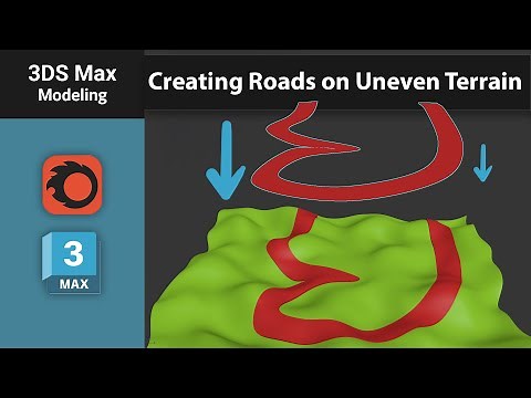 Mastering the Conform Modifier in 3ds Max: Creating Roads on Uneven Terrain