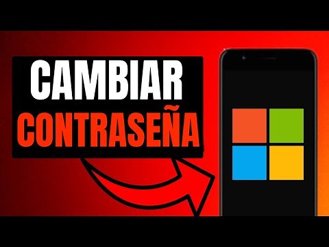 Como CAMBIAR la Contraseña de Microsoft