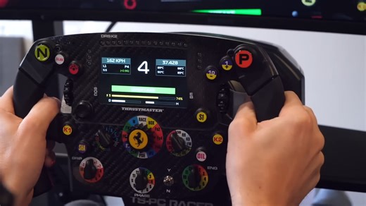 How an F1 sim wheel is engineered to feel real