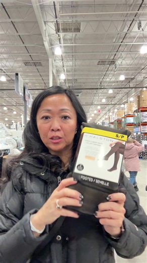 @halston fleece lined tights are all the rage. Wear them with a mini skirt, boots, you name it. What would you wear them with?! #tinasfavyyc #yyccostcolovers #costco #costcoloverscanada #halston