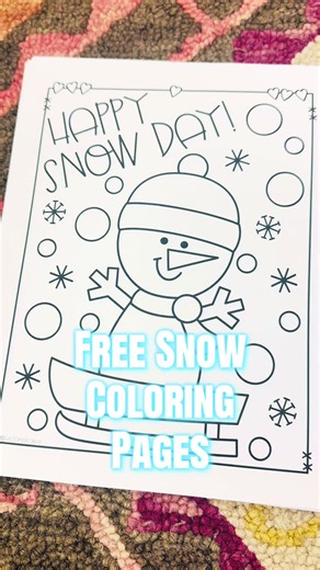 Winter wonderlands are waiting—grab my free snow coloring pages for your little artists!❄️🖍️🥰💖 #teachinghappyhearts #makelearningfun #happyclass #coloringpages