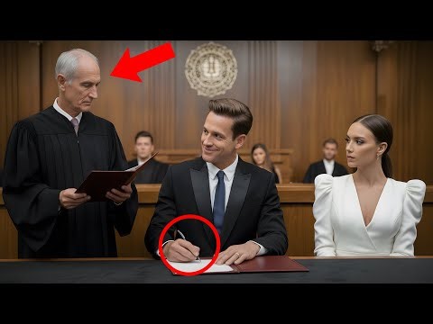 He Smirked While Signing the Divorce Papers — Until the Judge Read the Hidden Will Aloud
