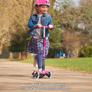 3 comments | Our Maxi Micro is the grown-up three-wheeled version of the scooter that children have grown to love. With all the features of the award-winning Mini Micro in an XL version, the Maxi now comes as a foldable version and it is a game changer. With a one-click folding system, it is ideal for those who lack space. Here is your guide to the Maxi Micro foldable. | Micro Scooters UK | Facebook