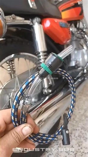 Make a compressor with a motorcycle. #trick #shorts #Compressor#trick #reels #trending #viralreels | Curtis & Madeline