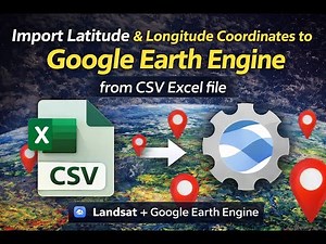 CSV এক্সেল ফাইল থেকে গুগল আর্থ ইঞ্জিনে অক্ষাংশ ও দ্রাঘিমাংশ স্থানাঙ্ক আমদানি করুন