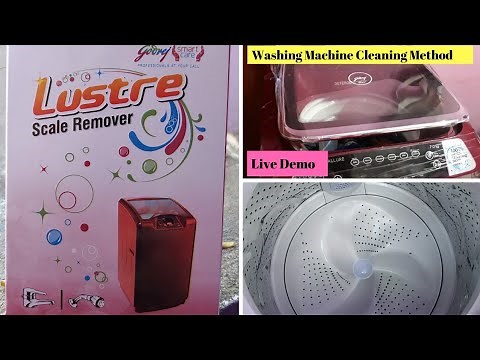 How to clean top load godrej washing machine|Scale removal