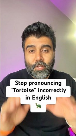 How to correctly pronounce Tortoise in English #englishspeaking #english #englishpronunciation #fyp