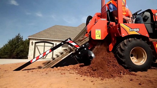 The #DitchWitch RT45 ride-on trencher has been the number-one choice of rental companies and their customers for more than 50 years. What would you do with an RT45 today? #Trencher | Ditch Witch