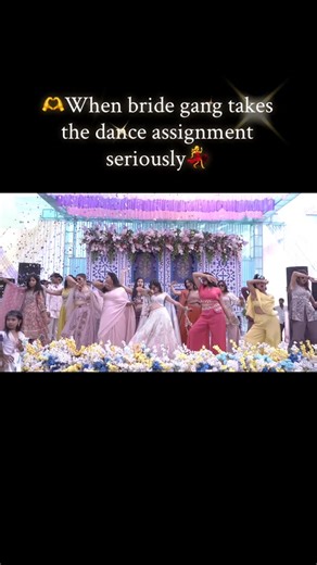 Mona choudhary on Instagram: "Bride’s gang🫶 #sangeet #wedding #choreography #mona22r #weddingday"