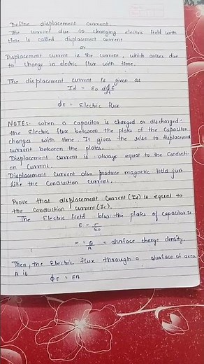 class 12th physics chapter 8 Electromagnetic waves full notes😃