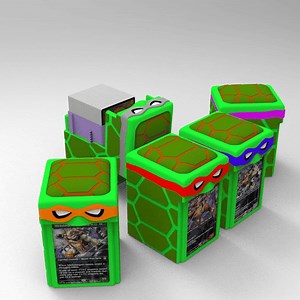 TMNT Inspired Deck Box – Turtle Shell Edition (Commander MTG)