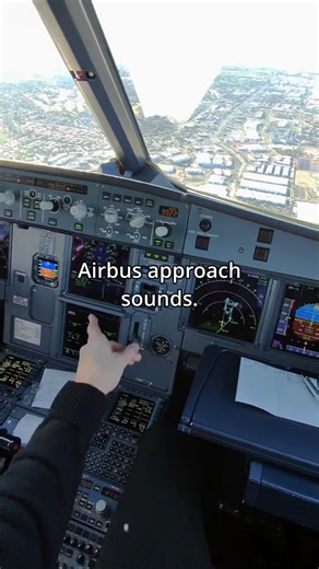 @chemtrailz4u on Instagram: "Auto-callouts from the Airbus during an approach at night. #pilot #airbus #flying #night"