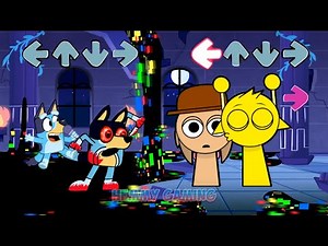 [SWAP] FNF Sprunki All Phases vs Bluey Full Episodes Sings Dusk Till Dawn | Incredibox Sprunki