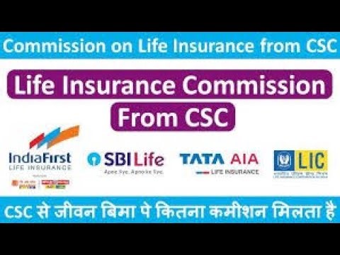 सीएससी से जीवन बिमा पे कितना कमीशन मिलता है How much commission VLE get on life insurance Product