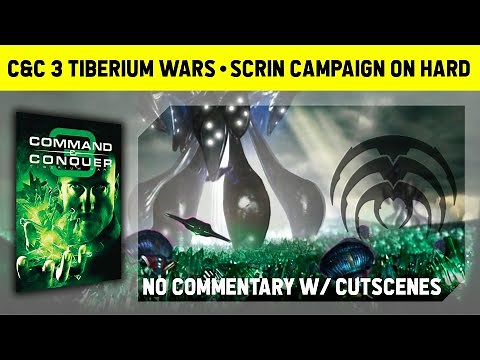 C&C 3 Tiberium Wars - Scrin Campaign On Hard - No Commentary With Cutscenes [1080p]