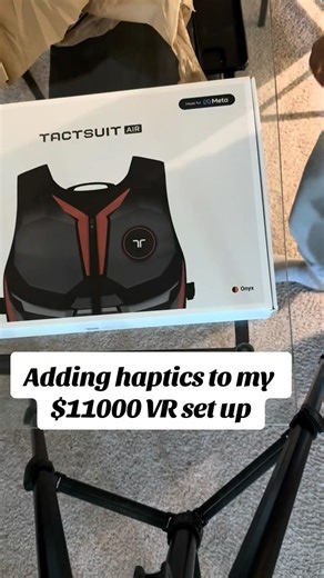 Adding haptics to my 11000 setup! #gaming #haptics #vrgaming #vr