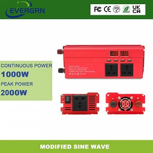 [Hot Item] High-Power Modified Sine Wave Inverter 12V to 220V 1000W