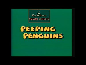 Peeping Penguins (1937) Remastered HD I Max Fleischer's Color Classics