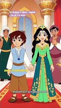 Aladdin och den magiska lampan | Svensk saga för barn