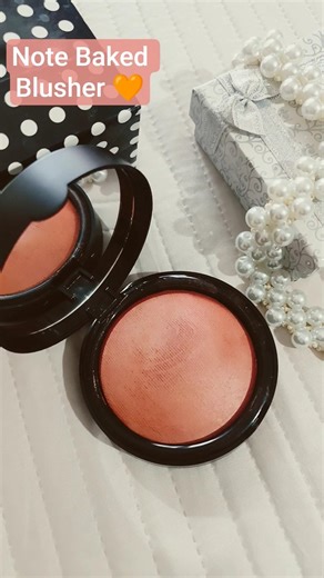 Note Baked Blusher Somon rengi pembe-turuncu arası 🧡 #note #beauty #makeup #blush #allık #love