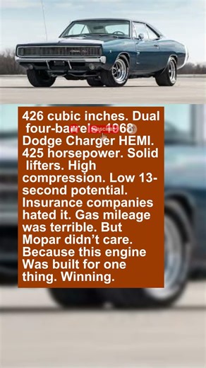 Dodge Built This 426 Just to Dominate