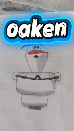 Olaf drawing challenge #frozen #art #shorts