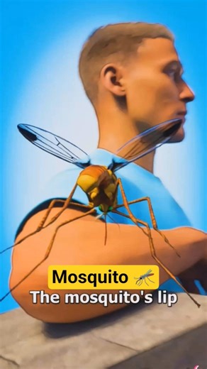 What Really Happens When a Mosquito Bites You 😨🦟 #shorts #shortvideo