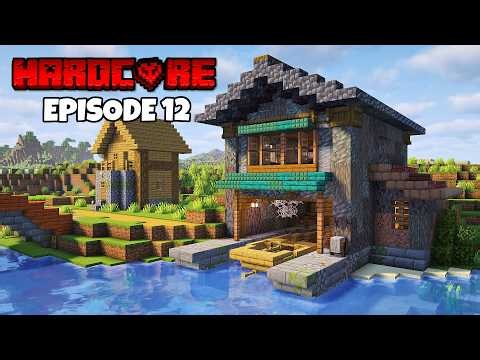 I Built a Fisherman's Boat House in Minecraft Hardcore