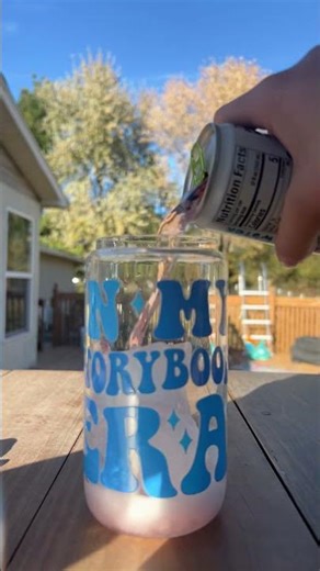 Putting bubbler into one of my favorite cups with ice