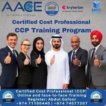 CCP® Training Program | The Gold Standard in Cost Engineering (AACE USA) | Weekend Training Program