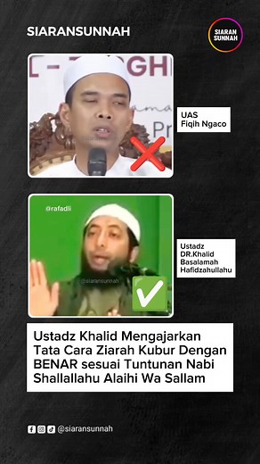 86K views · 2.2K reactions | Ustadz DR.Khalid Basalamah mengajarkan tata cara ziarah kubur sesuai Sunnah #islam #sunnah #dakwah | Siaran Sunnah | Facebook