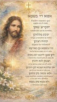 Oración del Padre nuestro en arameo cantado | Oración en la lengua original de Jesús. #padrenuestro