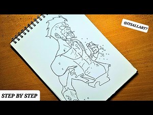 How to Draw Invincible Full Body | Step-by-Step Drawing Tutorial /how to draw mark from invincible