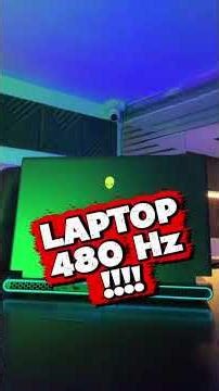 تخيل تمسك لابتوب…مش 144 هرتز… ولا 240…480 هرتز 😳