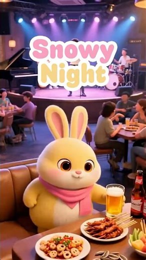 Snowy Night Walk, Dinner & Bedtime with Lala